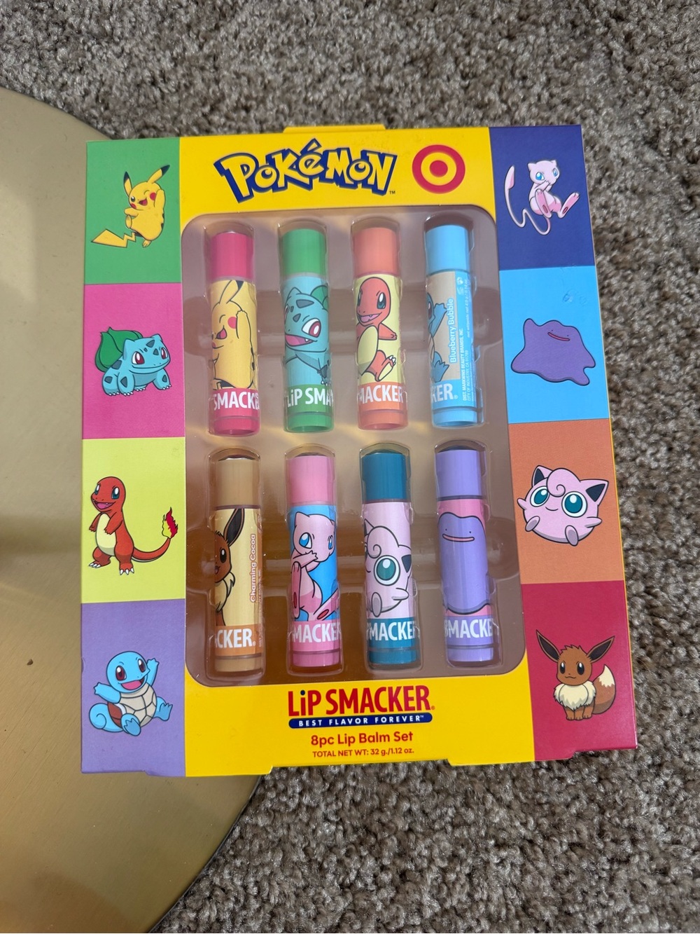 Pokémon 8-Pack Kids Lip Balm Set - Multi Color